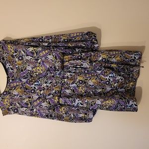 Zara mini dress Multicolour size large.